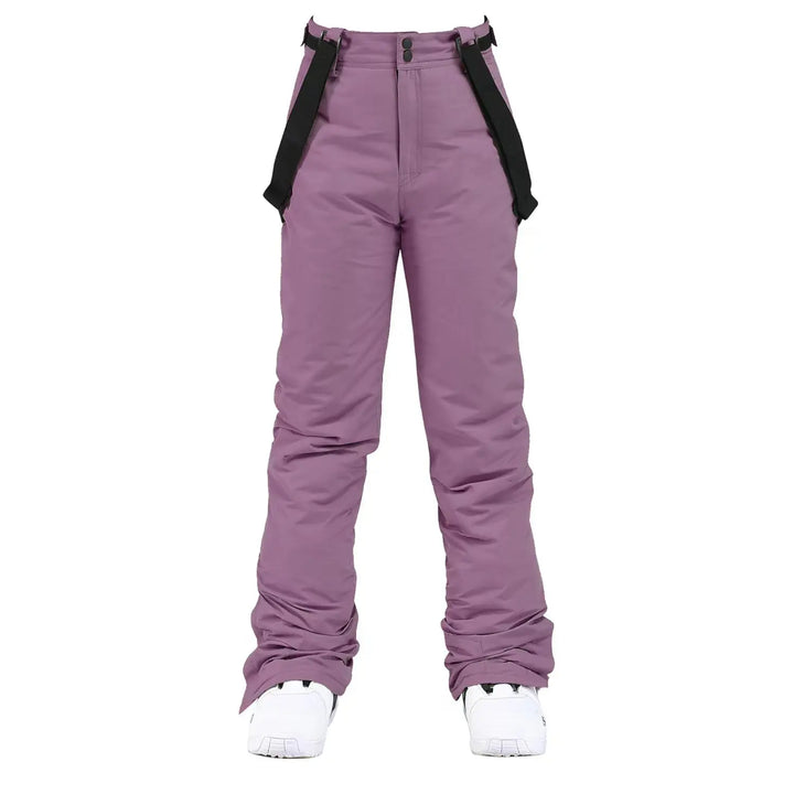 Unisex Spodnie Narciarskie Ocieplane z Szelkami | Snowboardowe