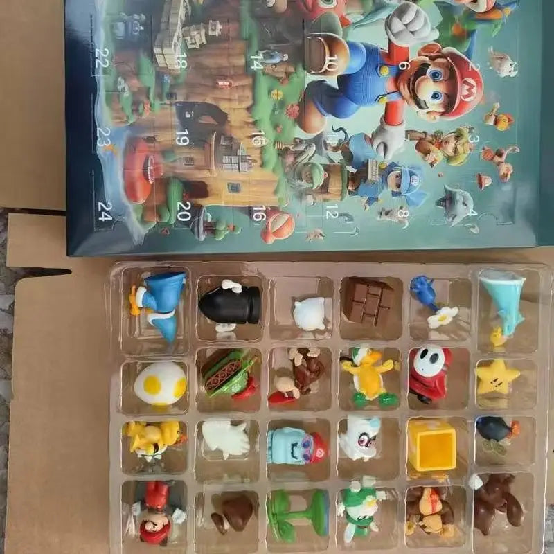 Kalendarz Adwentowy Super Mario z Zabawkami | Świąteczny