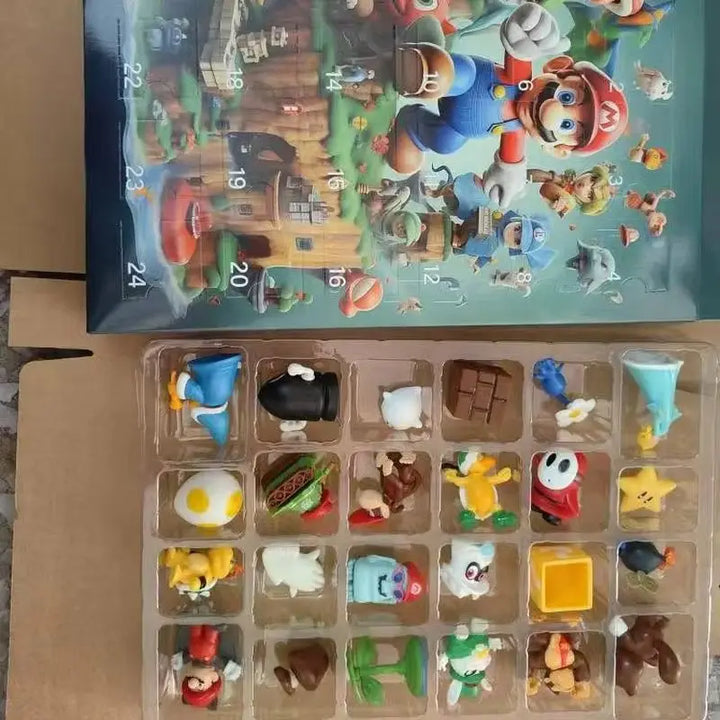 Kalendarz Adwentowy Super Mario z Zabawkami | Świąteczny