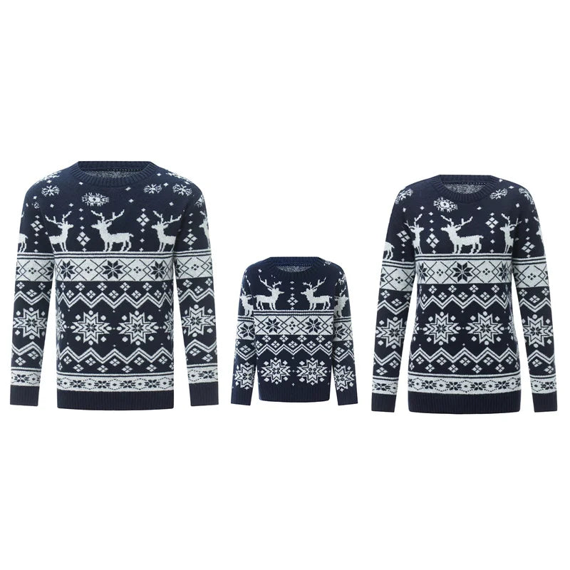 Rodzinny Sweter Świąteczny Zimowy | Fair Isle