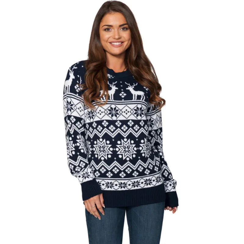 Rodzinny Sweter Świąteczny Zimowy | Fair Isle