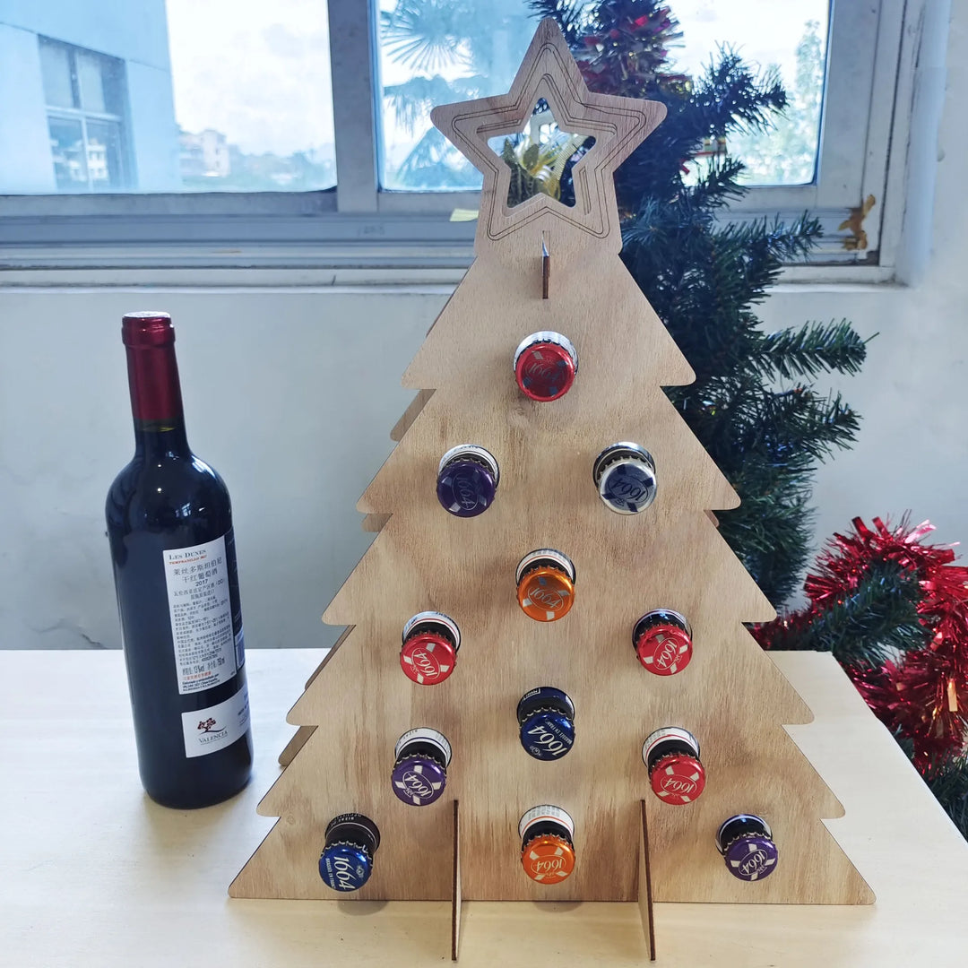 Stojak Na Wino Kalendarz Adwentowy 24 Dni | Świąteczny