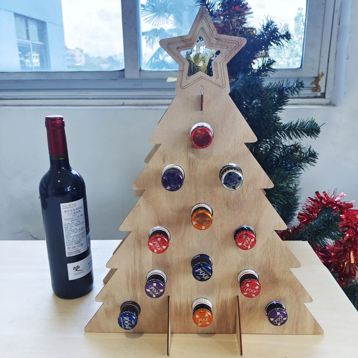 Stojak Na Wino Kalendarz Adwentowy 24 Dni | Świąteczny