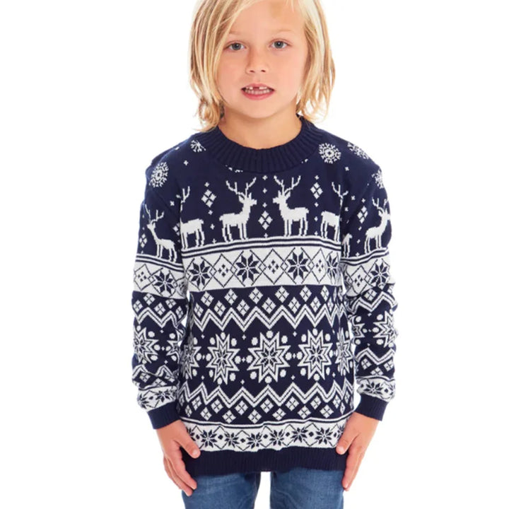 Rodzinny Sweter Świąteczny Zimowy | Fair Isle