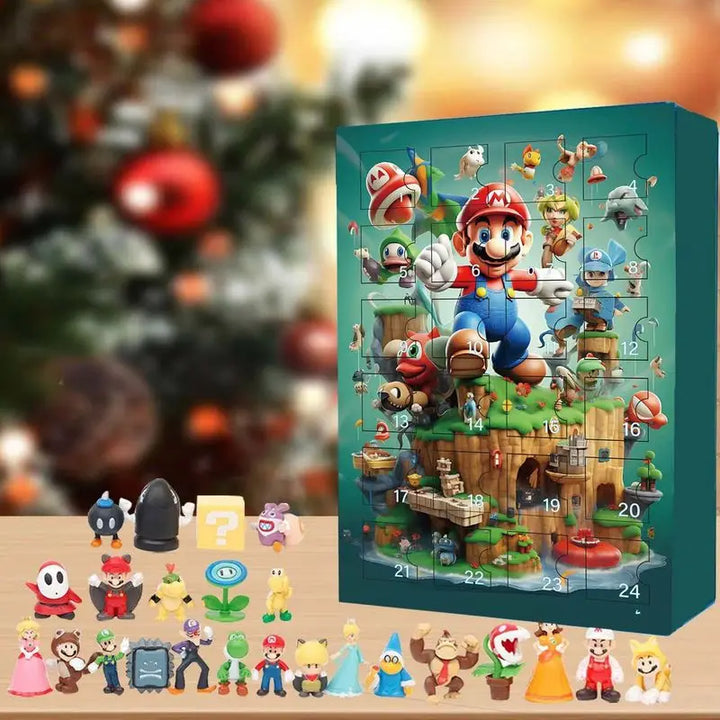 Kalendarz Adwentowy Super Mario z Zabawkami | Świąteczny