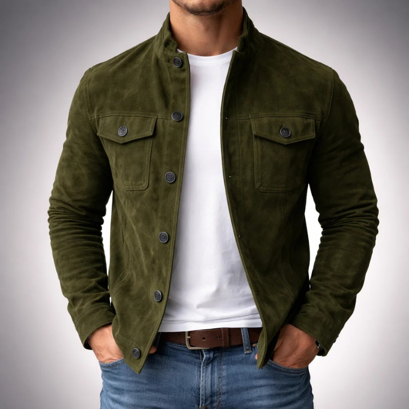 Męska Kurtka Streetwear Vintage | Zimowa