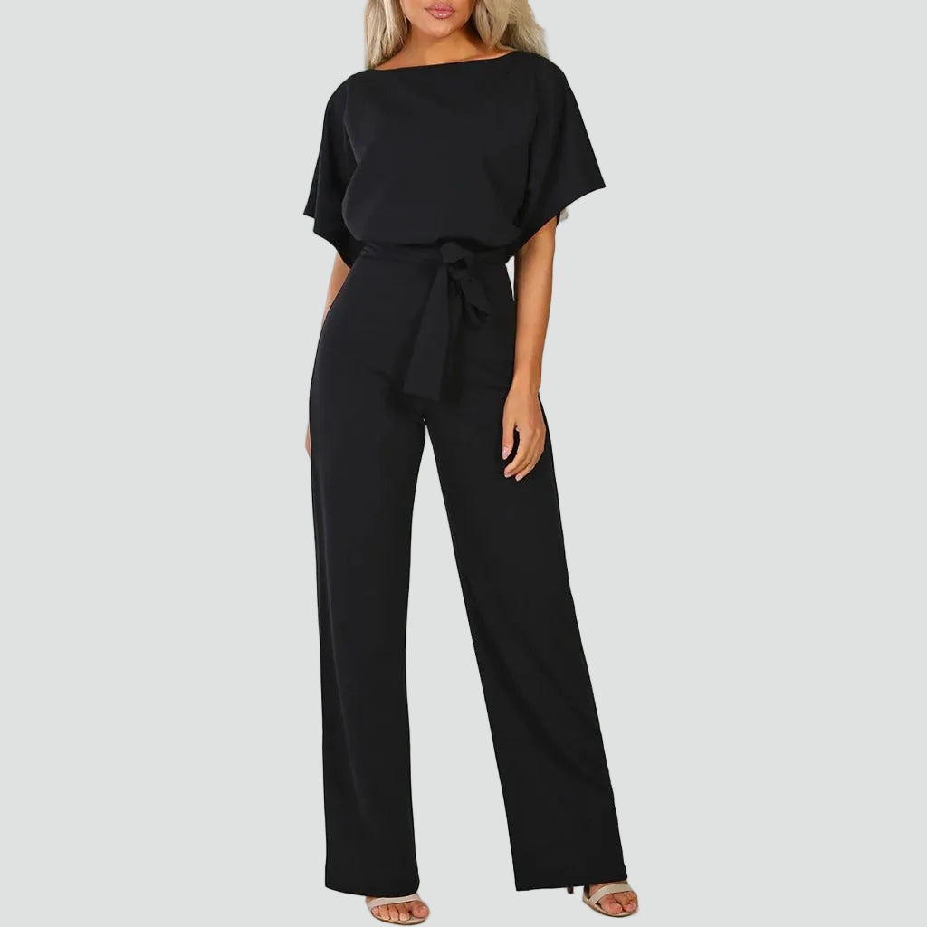 Damski Elegancki Kombinezon | Wiązanie w Talii