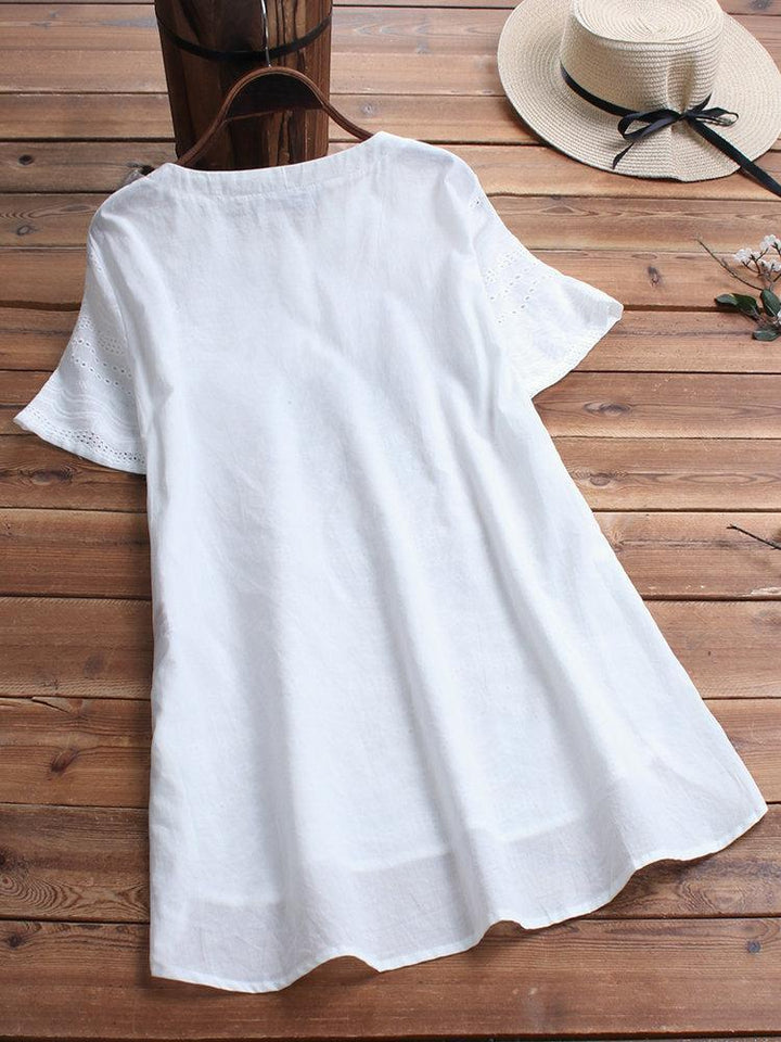 Damska Letnia Bluzka | Henley