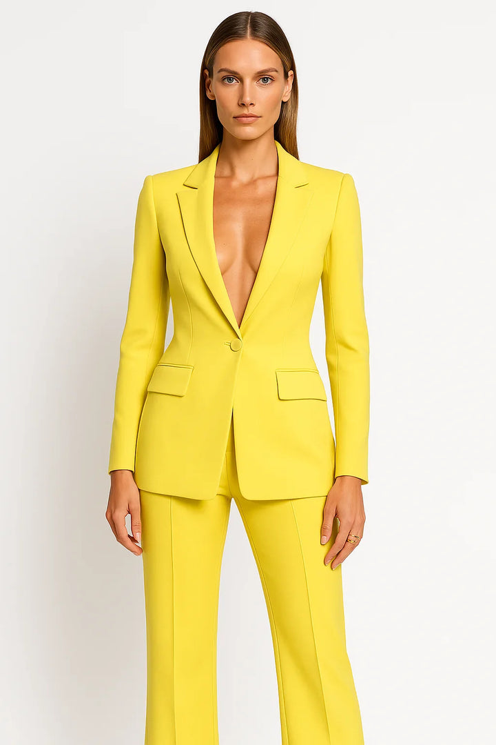 Damski Elegancki Formalny Komplet | Dwuczęściowy