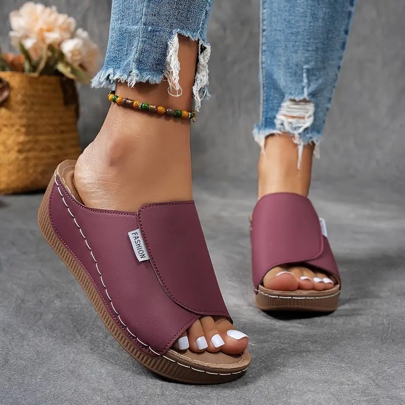 Damskie Klapki na Koturnie | Letnie