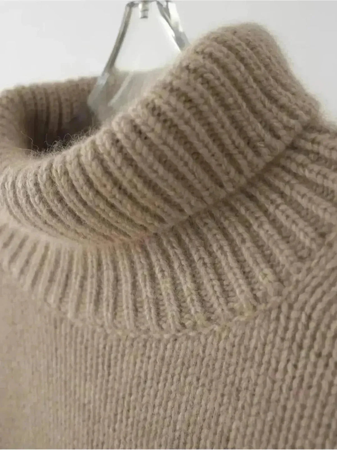 Damski Sweter Golf Zimowy | Elegancki