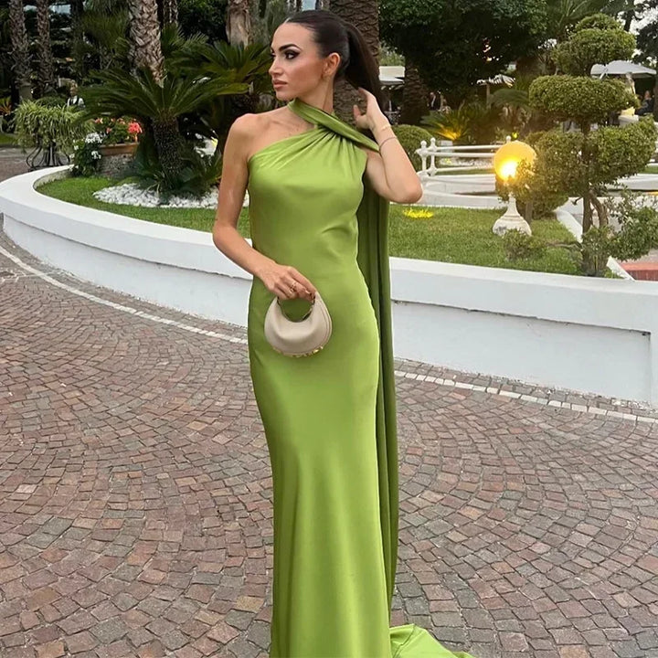 Damska Elegancka Wieczorowa Sukienka | Maxi