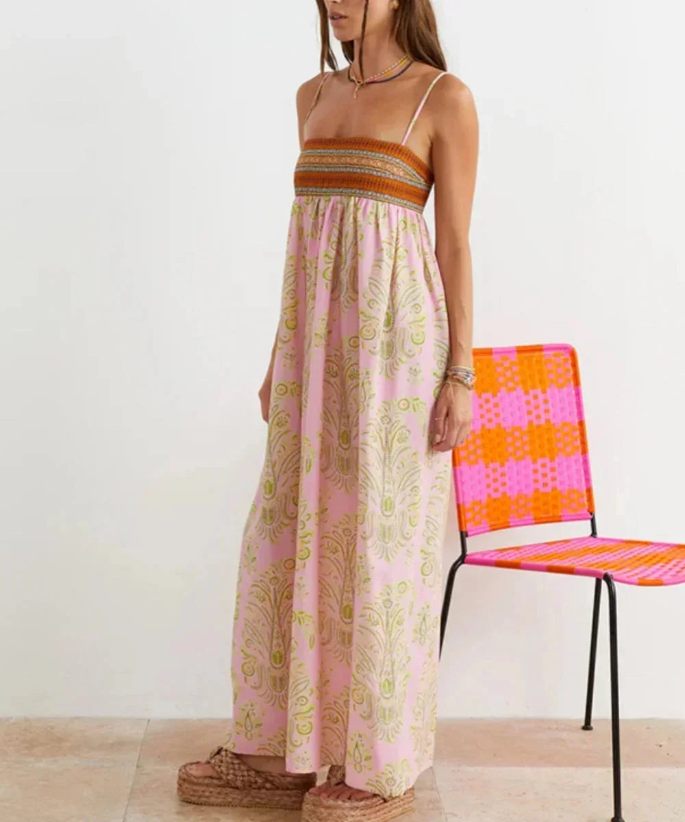 Damska Boho Letnia Sukienka | Maxi