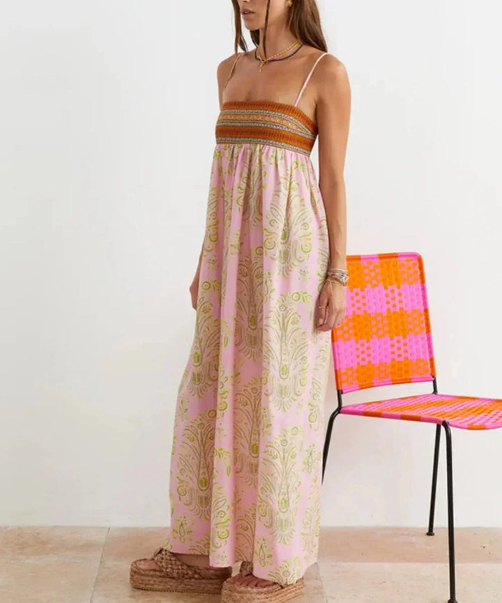 Damska Boho Letnia Sukienka | Maxi