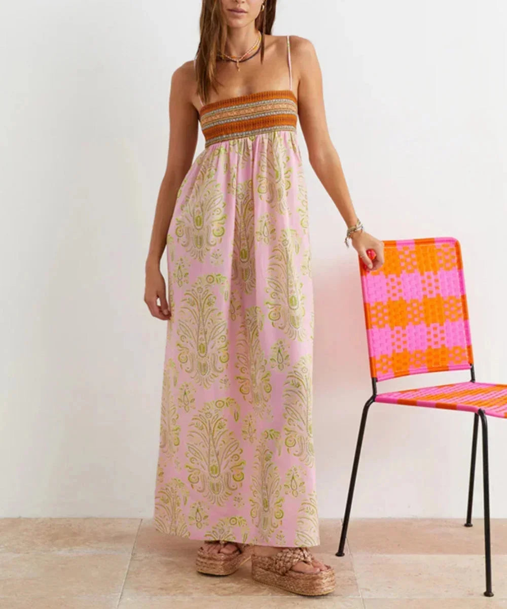 Damska Boho Letnia Sukienka | Maxi