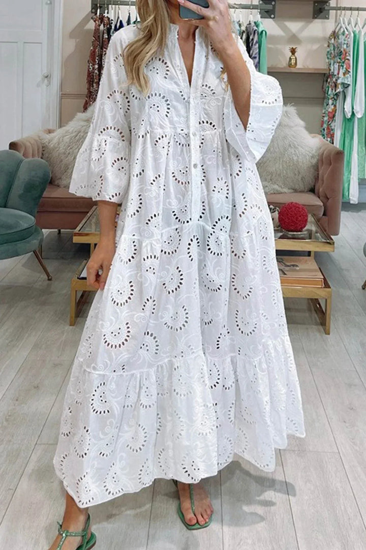 Damska Letnia Casual Sukienka | Maxi