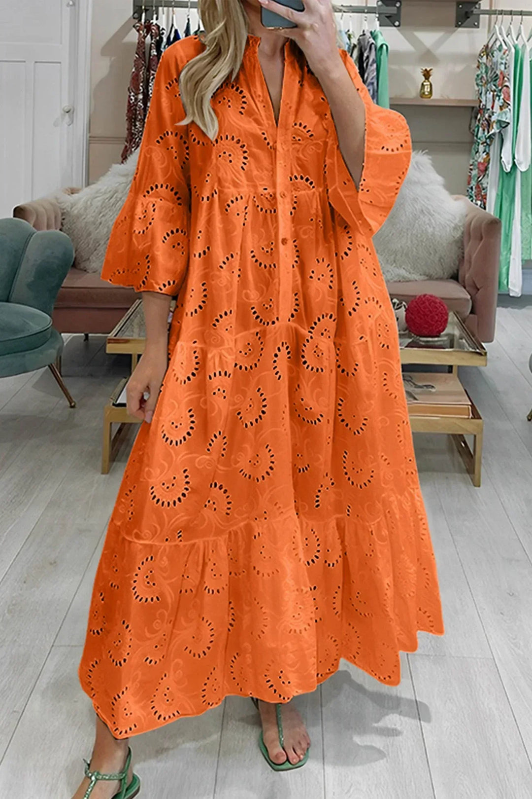 Damska Letnia Casual Sukienka | Maxi