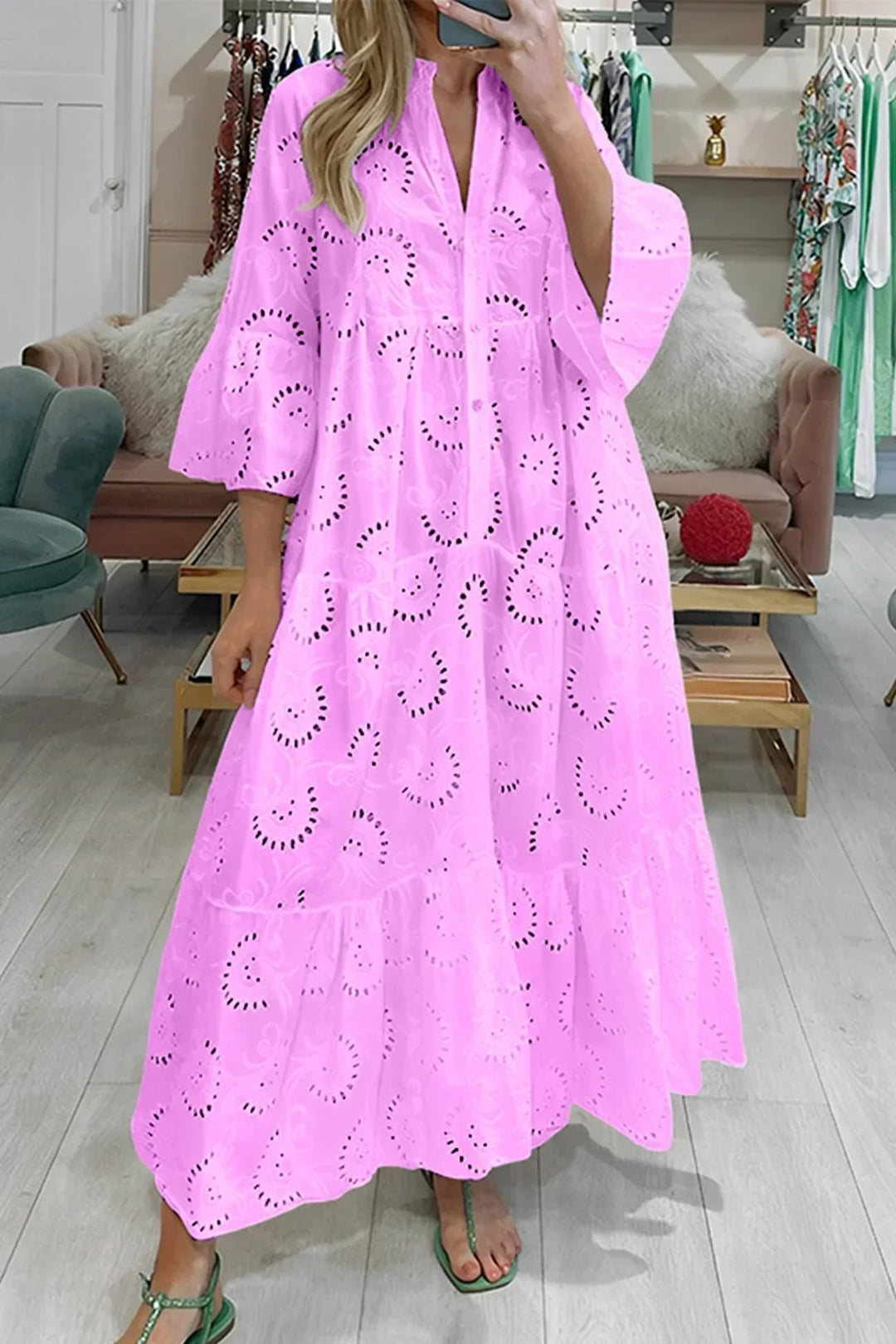 Damska Letnia Casual Sukienka | Maxi