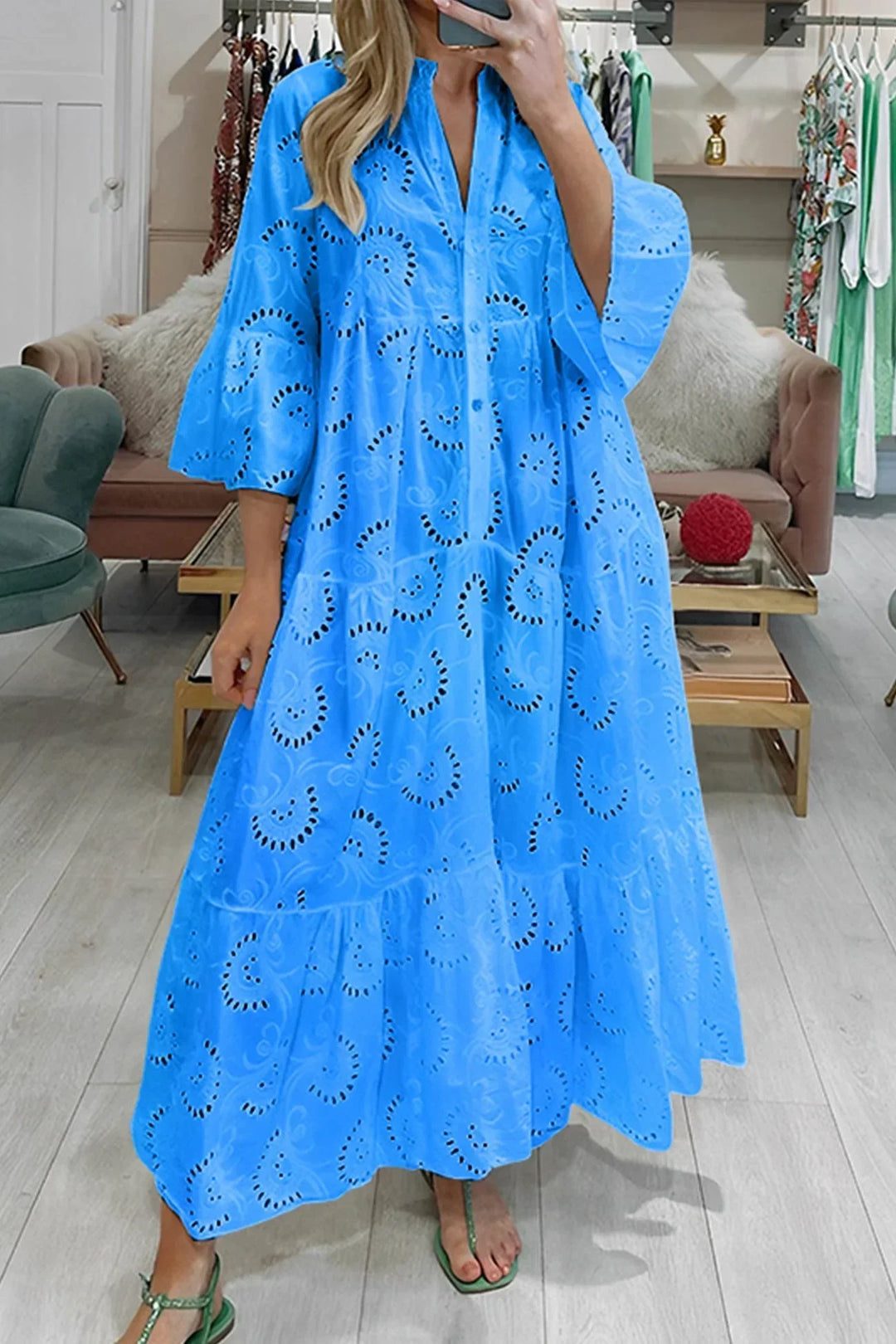 Damska Letnia Casual Sukienka | Maxi