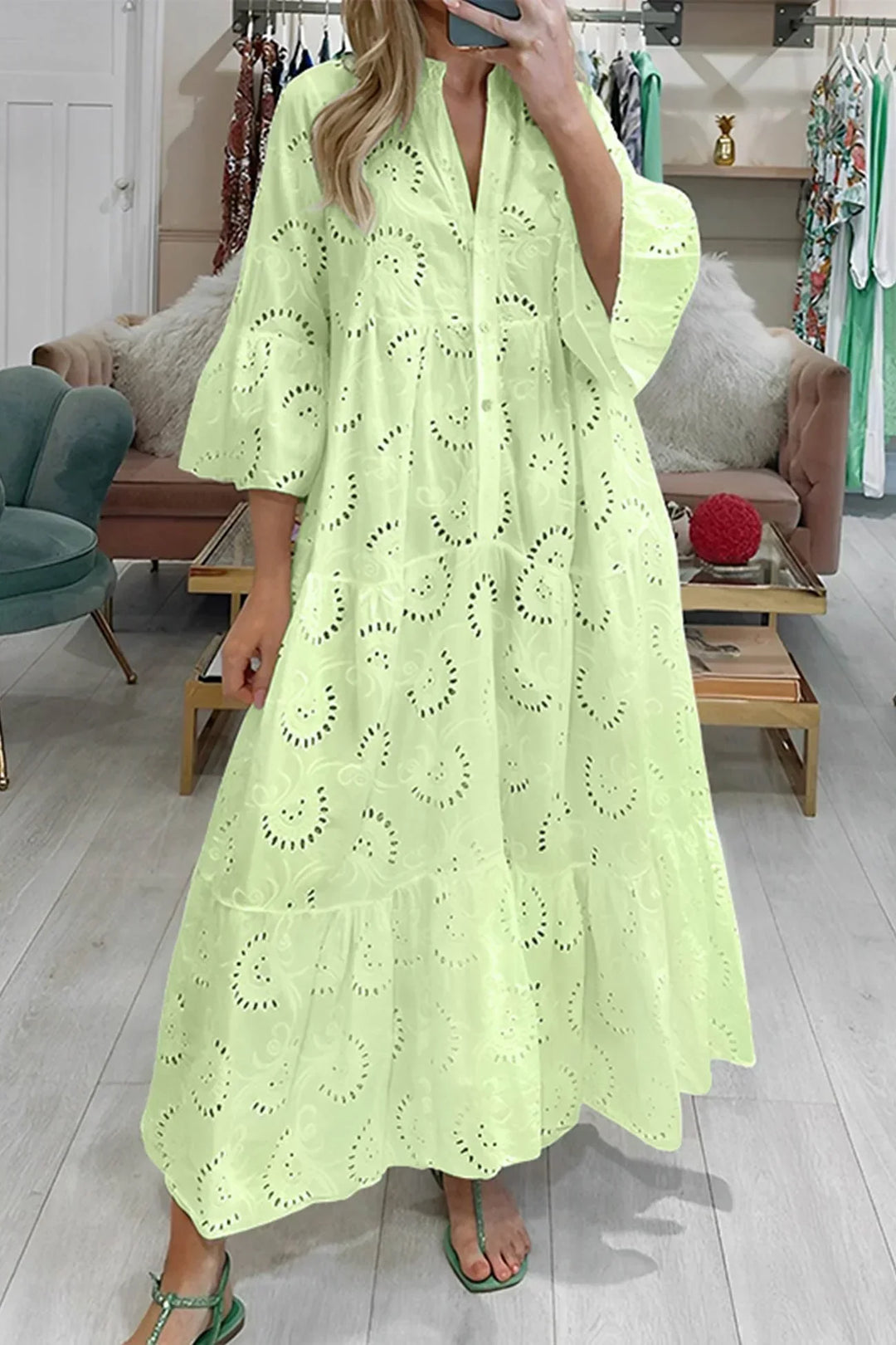 Damska Letnia Casual Sukienka | Maxi