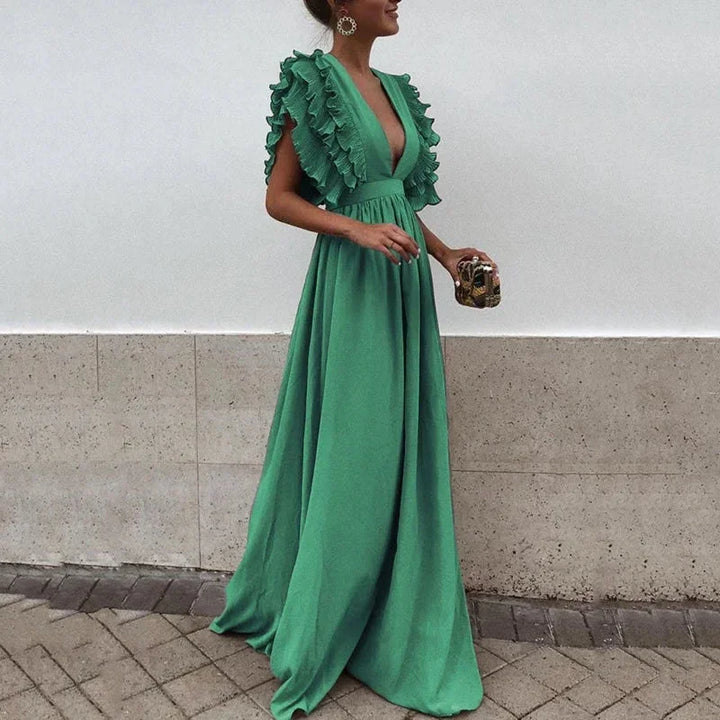 Damska Elegancka Koktajlowa Sukienka | Maxi