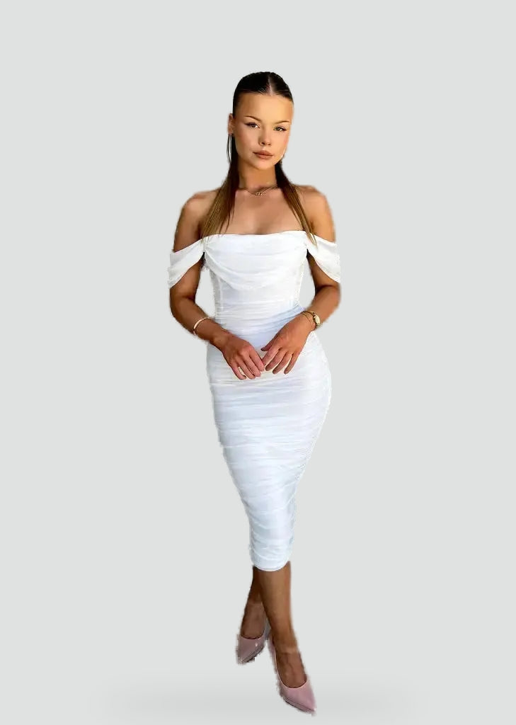 Damska Sukienka z Falbankami | Elegancka