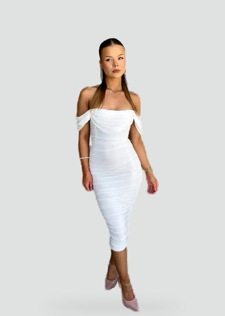 Damska Sukienka z Falbankami | Elegancka