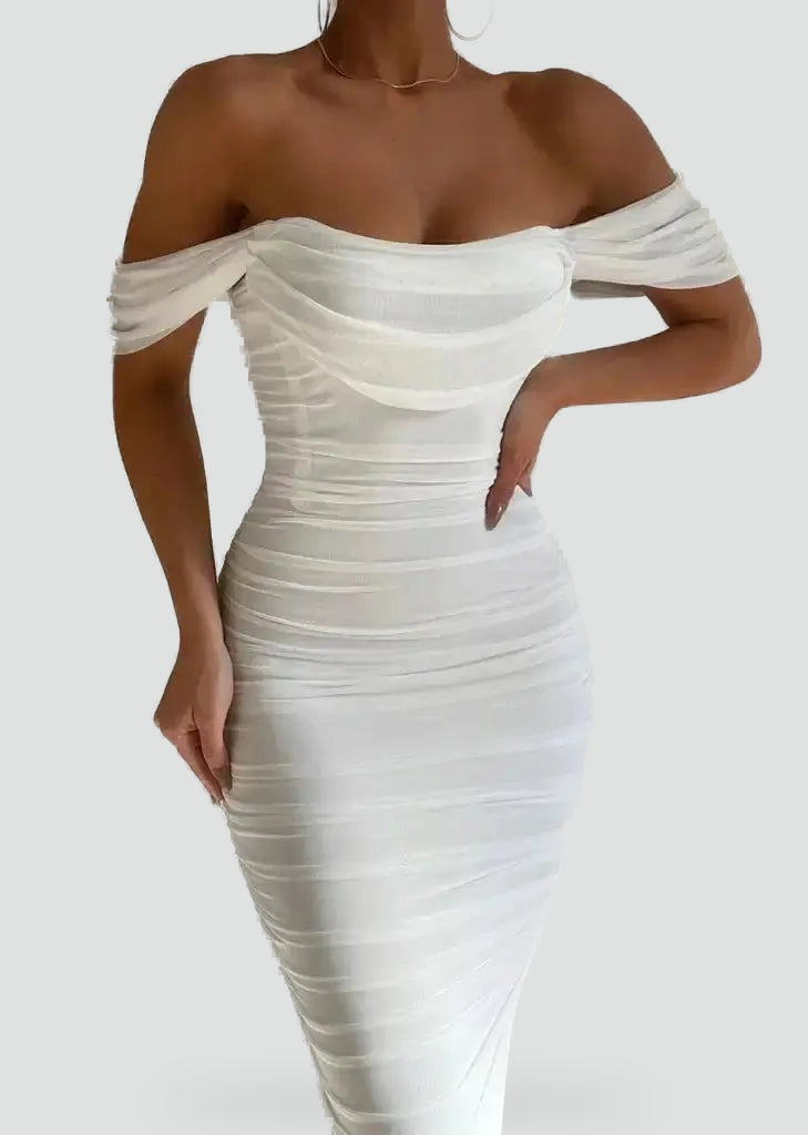 Damska Sukienka z Falbankami | Elegancka