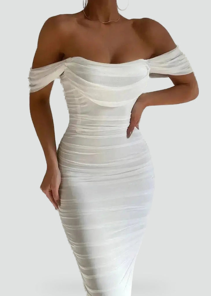 Damska Sukienka z Falbankami | Elegancka